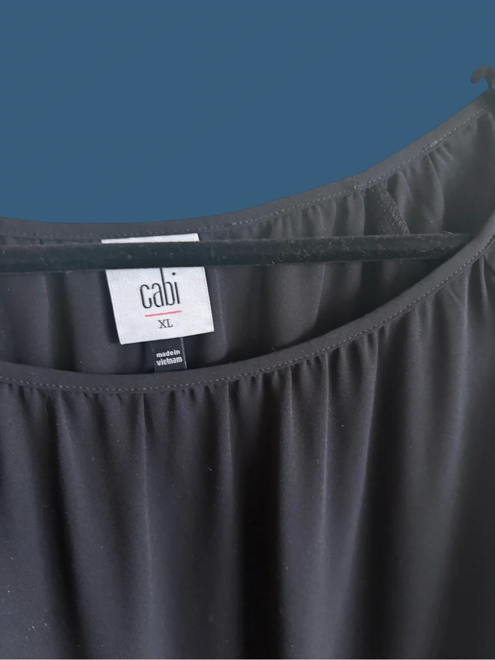 CAbi Black Long-Sleeve Scoop Neck Blouse - Picture 2 of 3